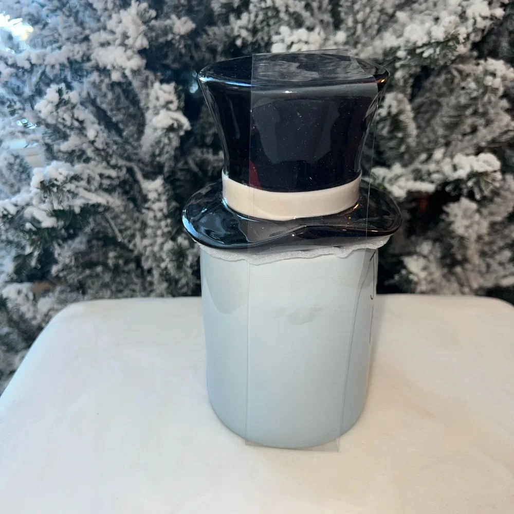 Rae Dunn JOLLY HAPPY FUN Frosty the Snowman Mug‎ w/ Lid NWT